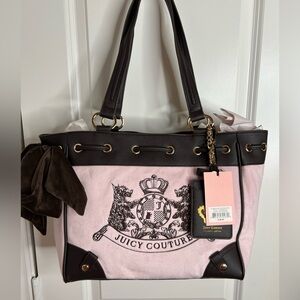 Juicy Couture Classic Scottie Dogs Daydreamer Tote